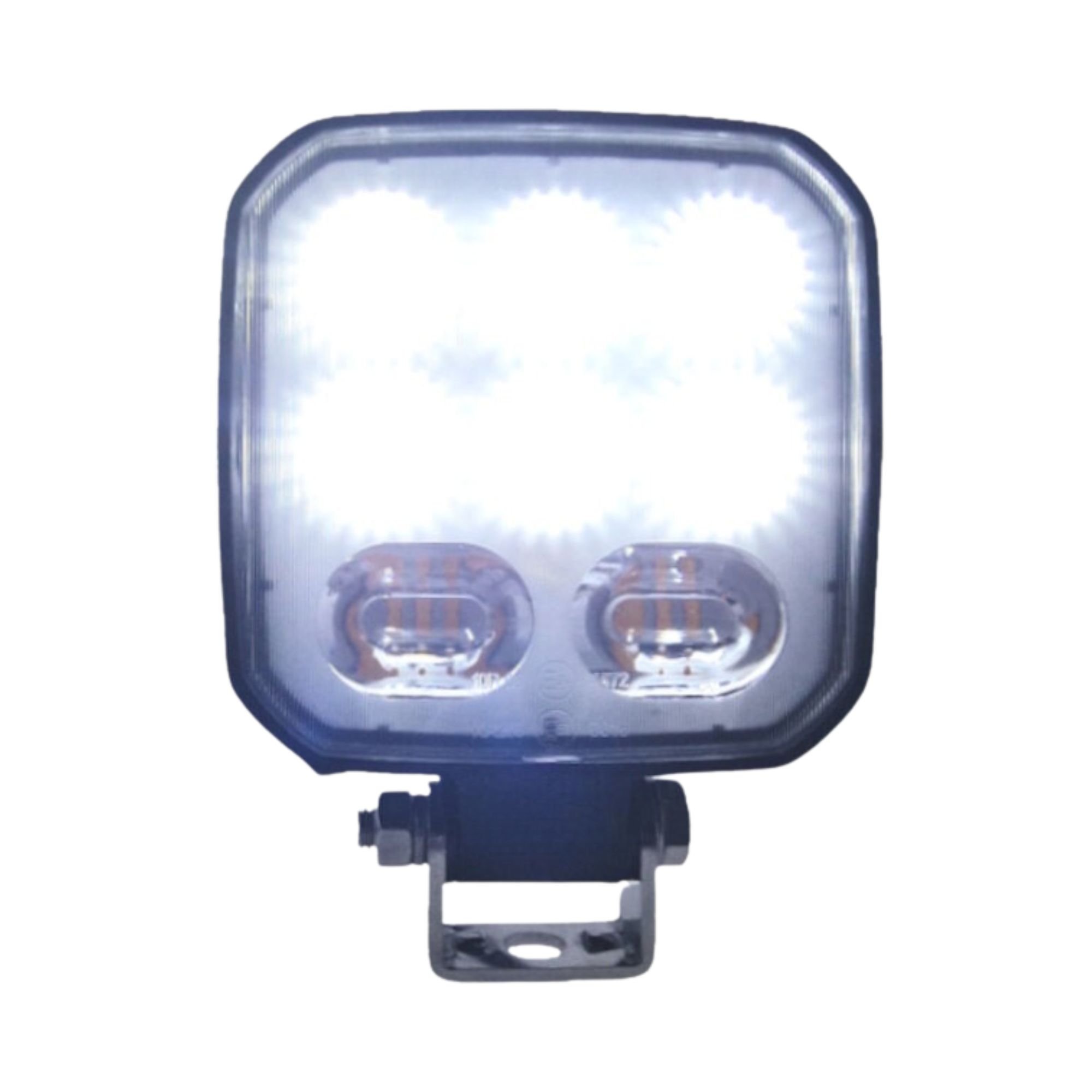Feu de travial + flash LED 13,5x10x5,5cm 2m câble R10 R65