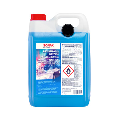 Liquide lave-glace AntiFreeze+ClearView  (ready-to-use) -20°C 5L