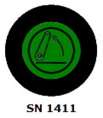 Interrupteur Merit - heavy duty - hoisting up - vert - 4T - SN1411