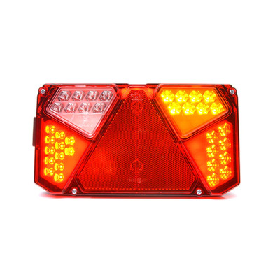 Feu arrière W125DNP LED 12-24V 6 fonctions câble 2m droite