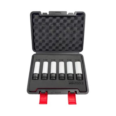 Douille à choc spéciale 1/2" pour jantes en aluminium 6 pièces