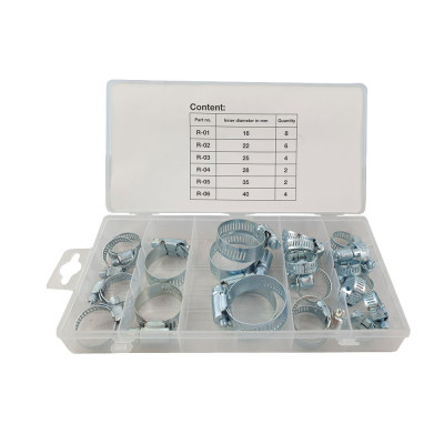 Colliers de serrage anti-rouille 26pcs assortiment