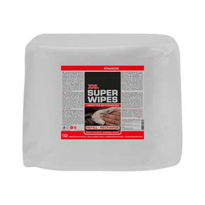Recharge de lingettes nettoyantes SuperWipes 270 mm x 300 mm 150 pièces