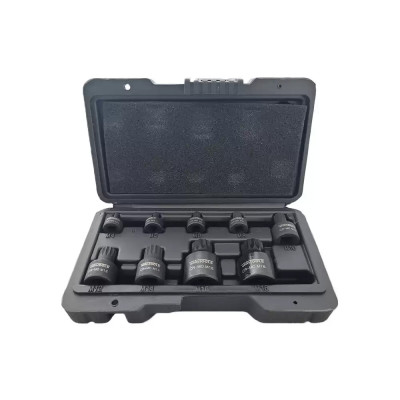 Kit de douilles Spline/XZN 9 pièces