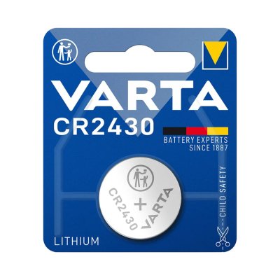 Pile bouton VARTA 2430 3V lithium (1 stuk)