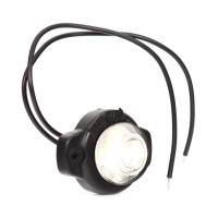 Feu de position LED blanc rond 12/24V