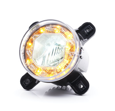 Phare W234 LED 12-24V Ø85mm câble 2m universel