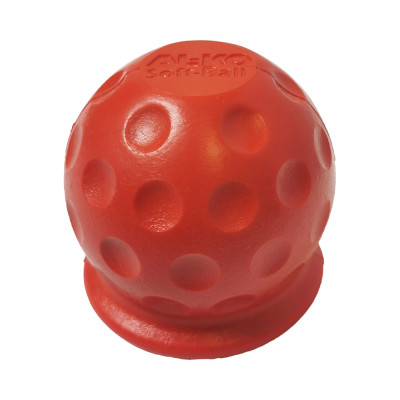 Cache boule d'attelage soft ball rouge golf