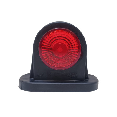 Feu d'encombrement W21.4RF LED 12-24V câble 33cm universel caoutchouc