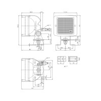 Lampe de travail compact 3000 12-24V 1450lm - 1750lm