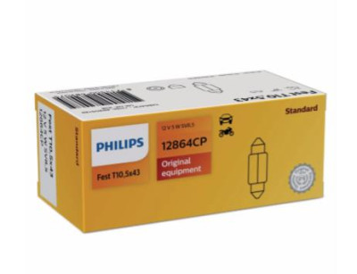 Philips T10.5x43 - 12V - 5W - SV8.5 - feston