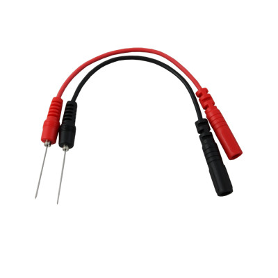 Câble connection electro rouge/noir