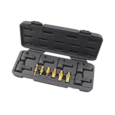 Coffret de tarauds pour capteurs EGT M12–M22 plaqués titane 12 pièces