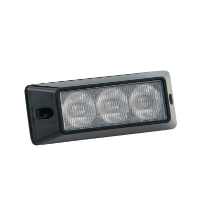 Lumière stroboscopique LED 9-32 V blanc lentille claire (blister)