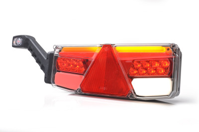 Feu arrière & d'encombrement W170DDL LED 12-24V 7 fonctions câble 2m gauche