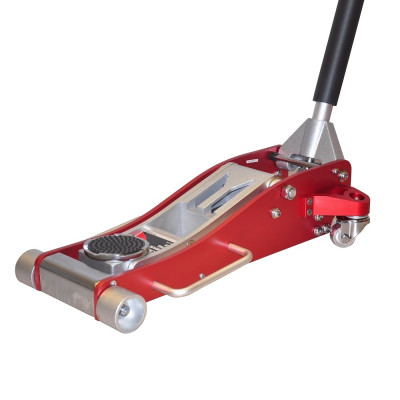 Cric hydraulique rouleur alu et acier 3 tonnes