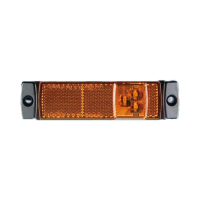 Feu de position LED 12-24 V orange 500 mm câble PRS conn