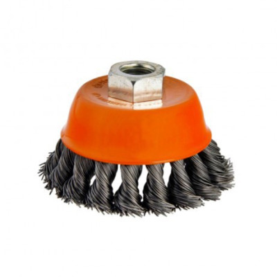 Brosse à coupe - pour meuleuse - 75 mm Ø