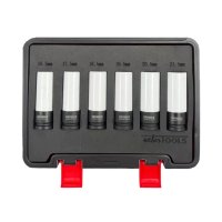 Douille à choc spéciale 1/2" pour jantes en aluminium 6 pièces