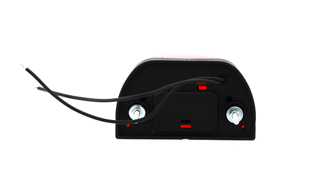 Feu arrière + eclairage de plaque - LED - 12/24V+0.5m cable 2x0.75 ylys