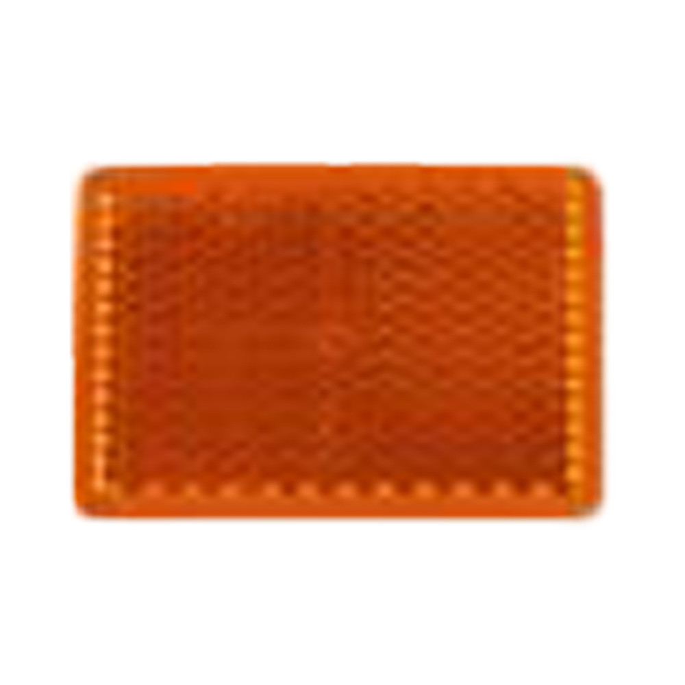 Réflecteur - 56x38mm - orange/adhesif