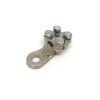 Cosse en laiton étamé 50mm² Ø10mm connexion à vis