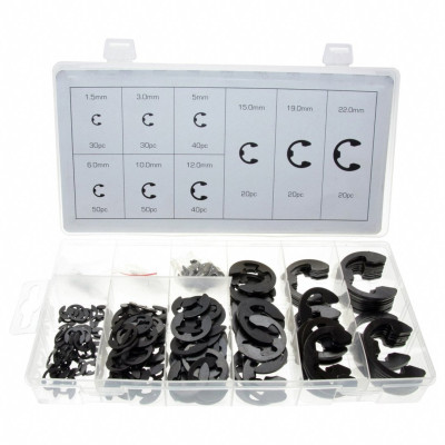 Assortiment E-clips 300 pcs
