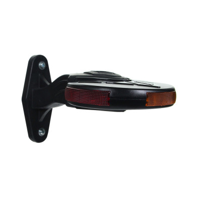 Feu d'encrombrement & Latéral Falcon LED 12-24V câble 50cm PRS rond droite court