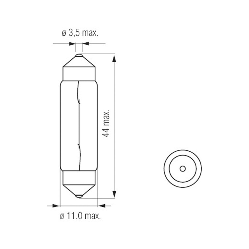 Feston - 12V - 10W - 11x43