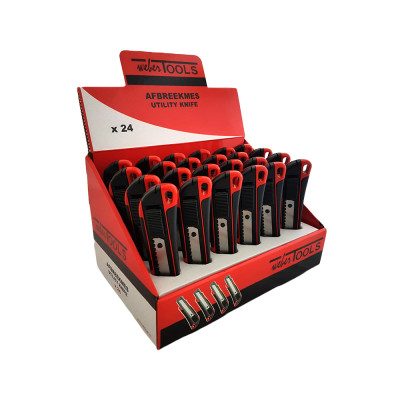 Couteau universel 18mm display 24pcs
