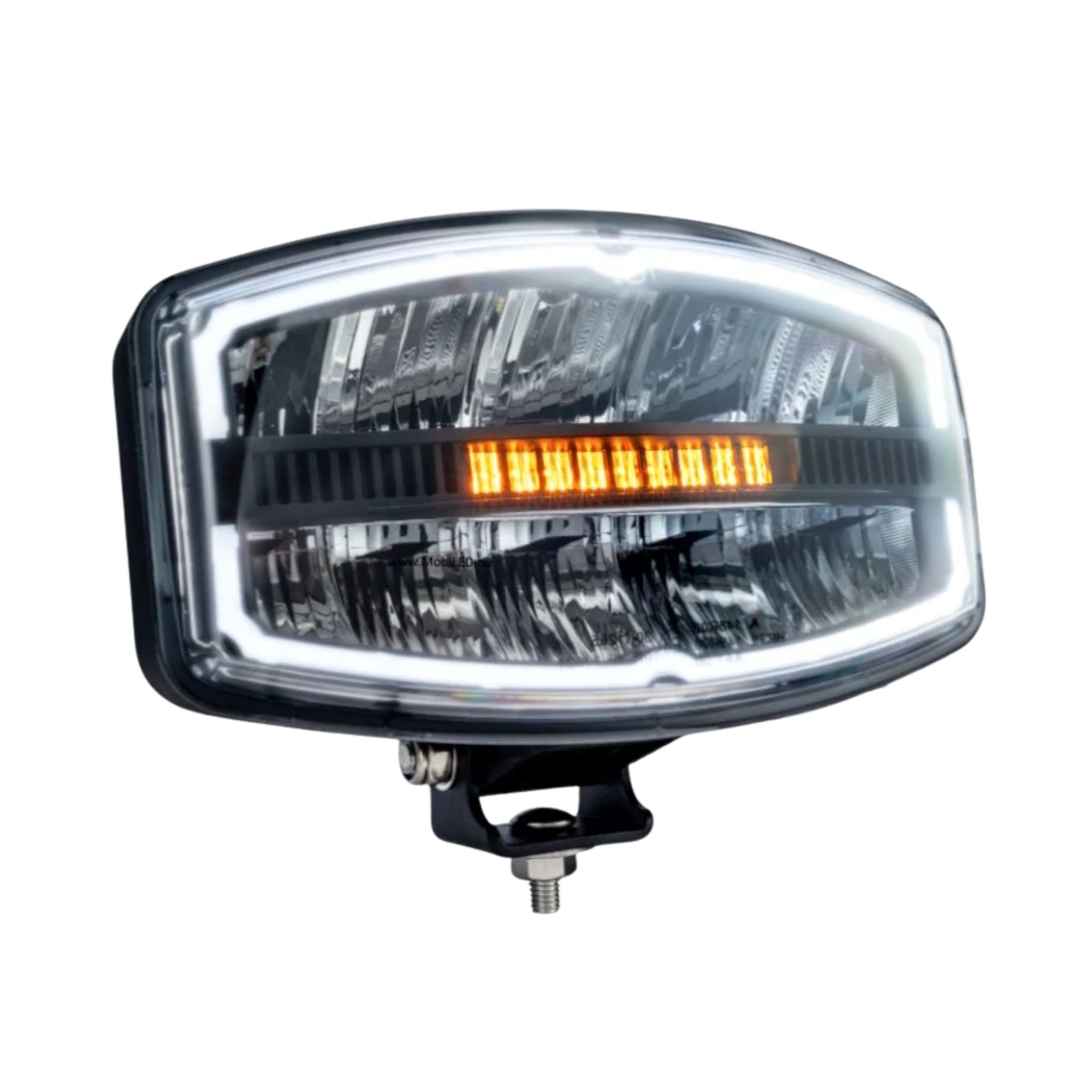 Feu longue portée LED + position + flash 10-30V 24,4x13,43x11cm ECE R10-R65