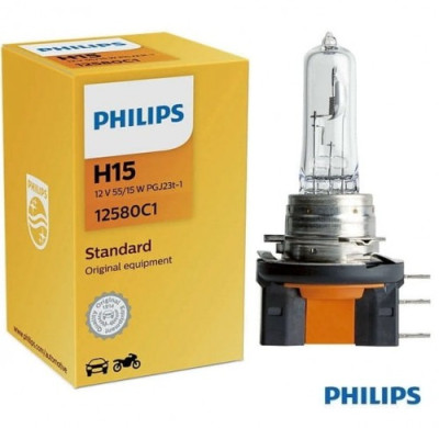Philips H15 - 12V - 55/15W - PGJ23t-1