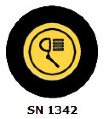 Interrupteur Merit - heavy duty - feu orientable - jaune - 4T - SN1342
