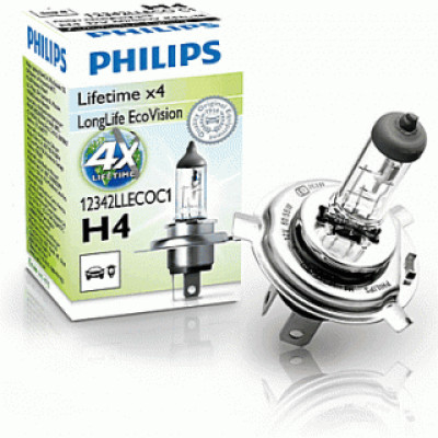 Philips H4 - 12V - 60/55W - Longlife EcoVision