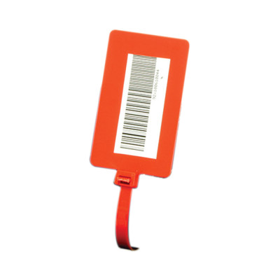 Serre-cables avec étiquette ID rouge 83x51mm (1500 pièces)