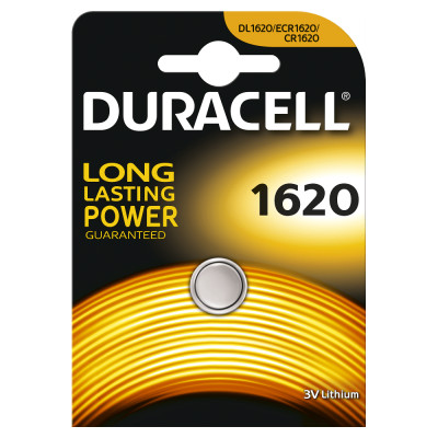 Duracell pile bouton DL1620 3V Lithium