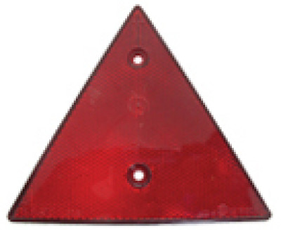 Réflecteur - triangulaire - rouge