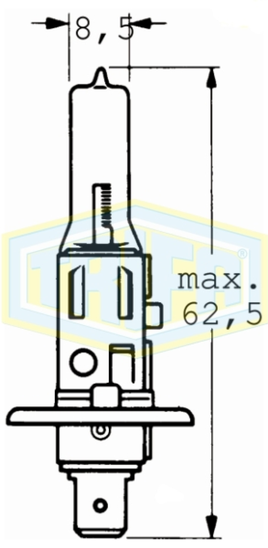 Lampadina Alogena H1 24V 70W | P14.5S | Per Fari Auto E Veicoli Industriali - Foto 14