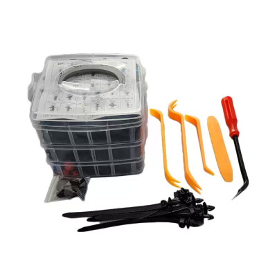 Assortiment de clips d'intérieur de voiture 680 pièces