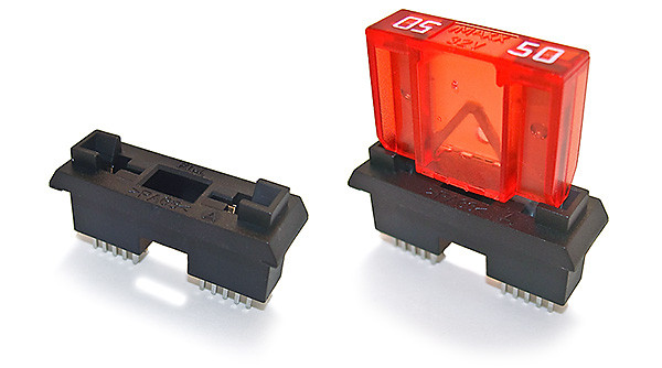 Porte-fusible - maxi - 2x10 pins circuit board