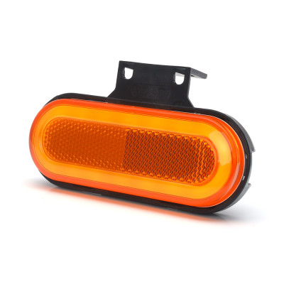 Feu de position LED 12-24 V orange glow 220 mm câble
