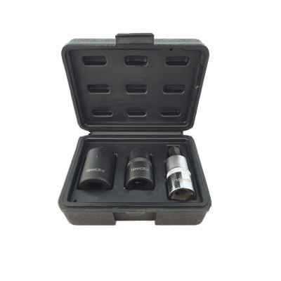 Jeu de 3 douilles 5 pans pour étrier de frein 1/2"