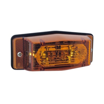 Feu latérale LED 10-30V 12,5x5,35x3,3cm lentille orange ECE E9