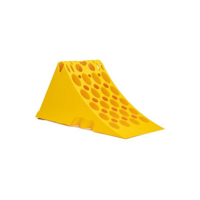 Cale de roue PVC 20cm jaune