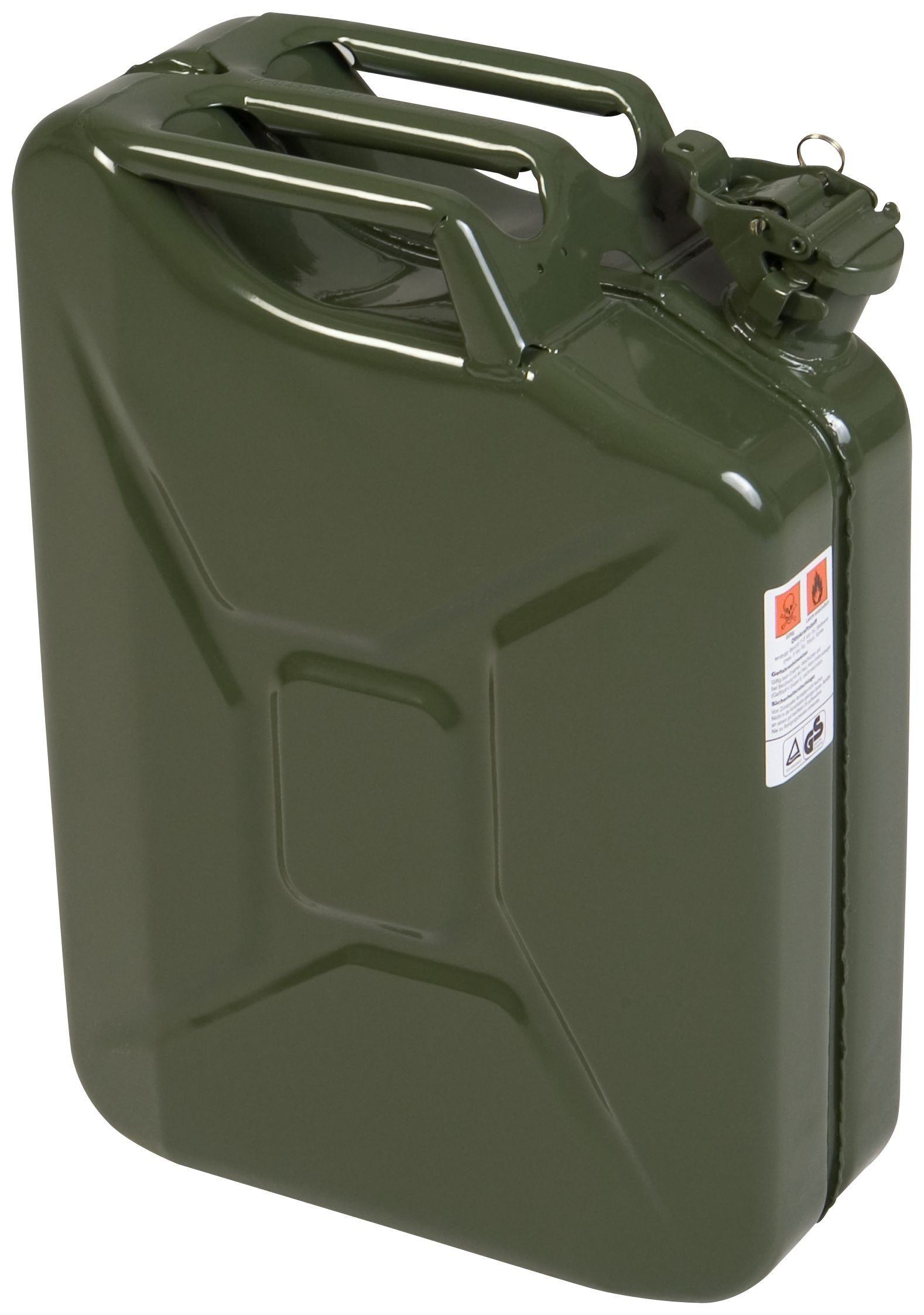 Jerrycan 20L métallique vert RAL6003