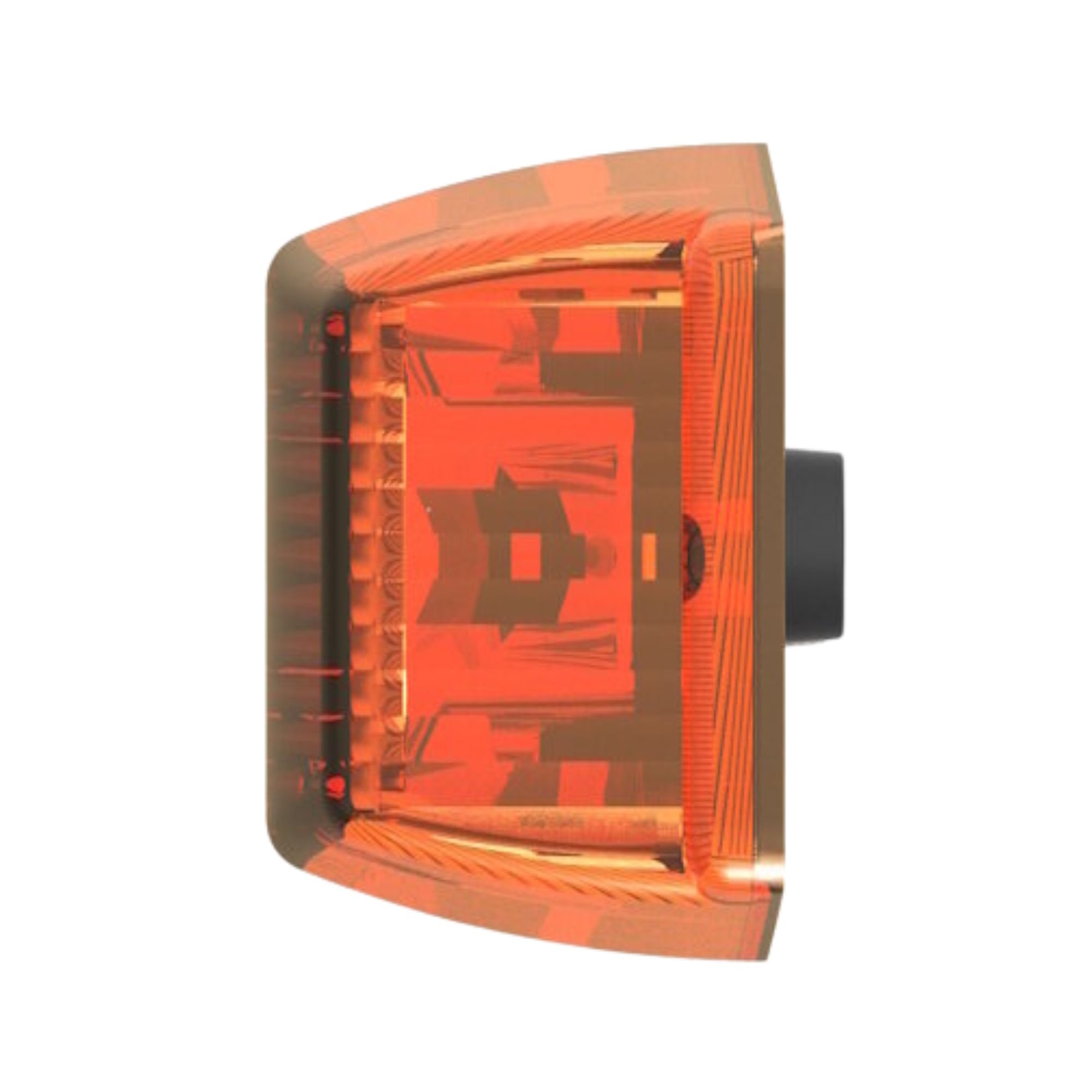 Feu latérale LED 10-30V 12,5x5,35x3,3cm lentille orange ECE E9