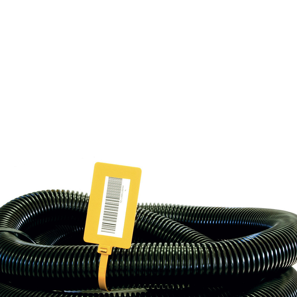 Serre-cables avec étiquette ID jaune 83x51mm 1500pcs