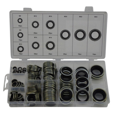 Assortiment joints lèvre caoutchouc 150pcs
