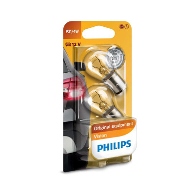 Philips P21/4W - 12V - 21/4W - BAZ15d - blister 2 pièces