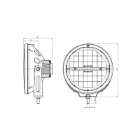 Feu longue portée + Feu de position blanc W116 ECO LED 12-24V 1520lm